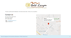 Desktop Screenshot of goldcanyonfp.com